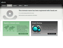 Tablet Screenshot of n2o.fr